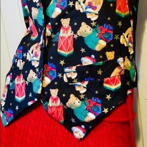 💚Vintage 90s Teddy Bears (cute not ugly) Christmas Vest❤️